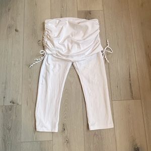 Prana Cassidy Capri white size M EUC